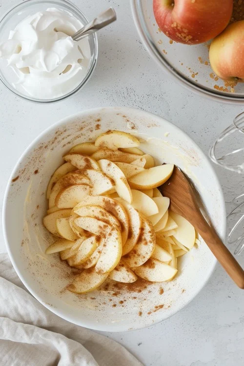 ingredientes tarta de manzana con merengue